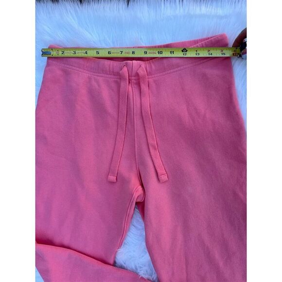 🆕 Frank & Eileen Women's Catherine Sweatpants Size S Pink Casual Raw Hem - Picture 9 of 11